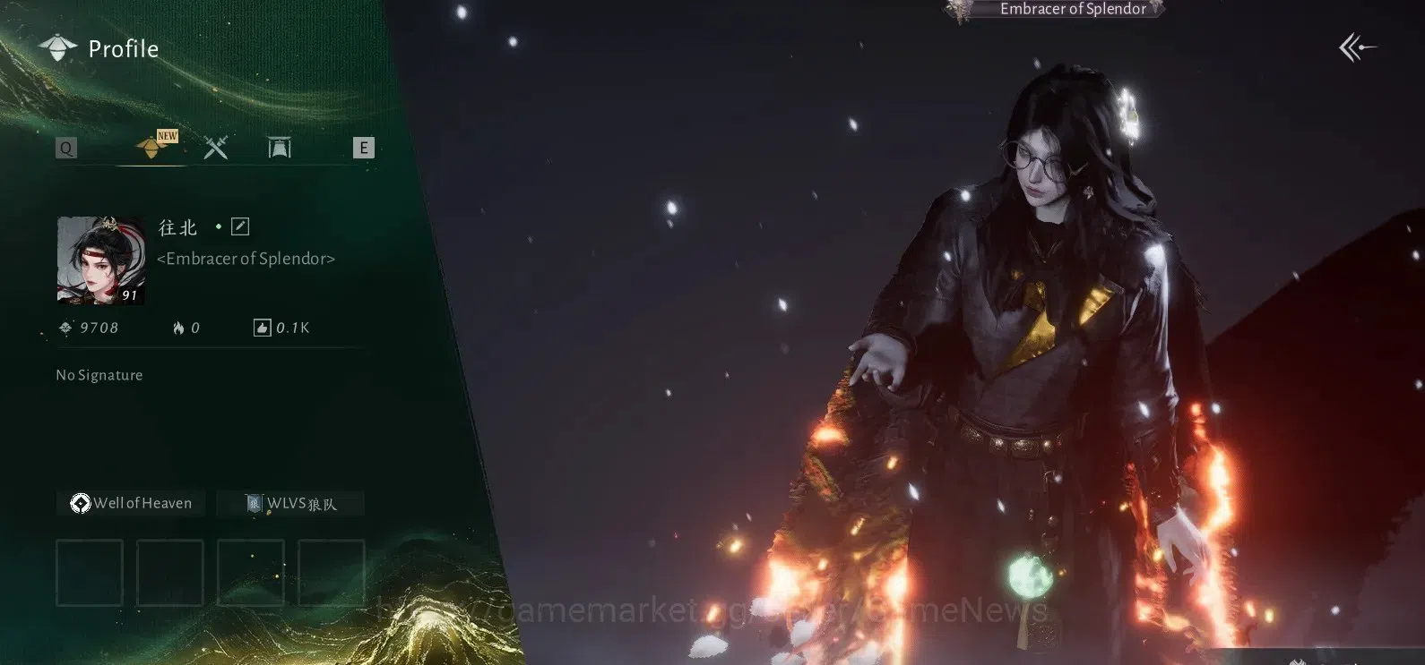 Where Winds Meet Accounts GLOBAL|Lv 91|GS 24K|Ghoststride + 1 Harmonic Core| image 5