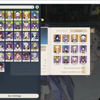Genshin Impact Accounts Starter ASIA|AR 31|1 Limited (Clorinde)+3 Standard (Jean,Keqing,Qiqi)+3(*5Weapon)|All Unset|Male