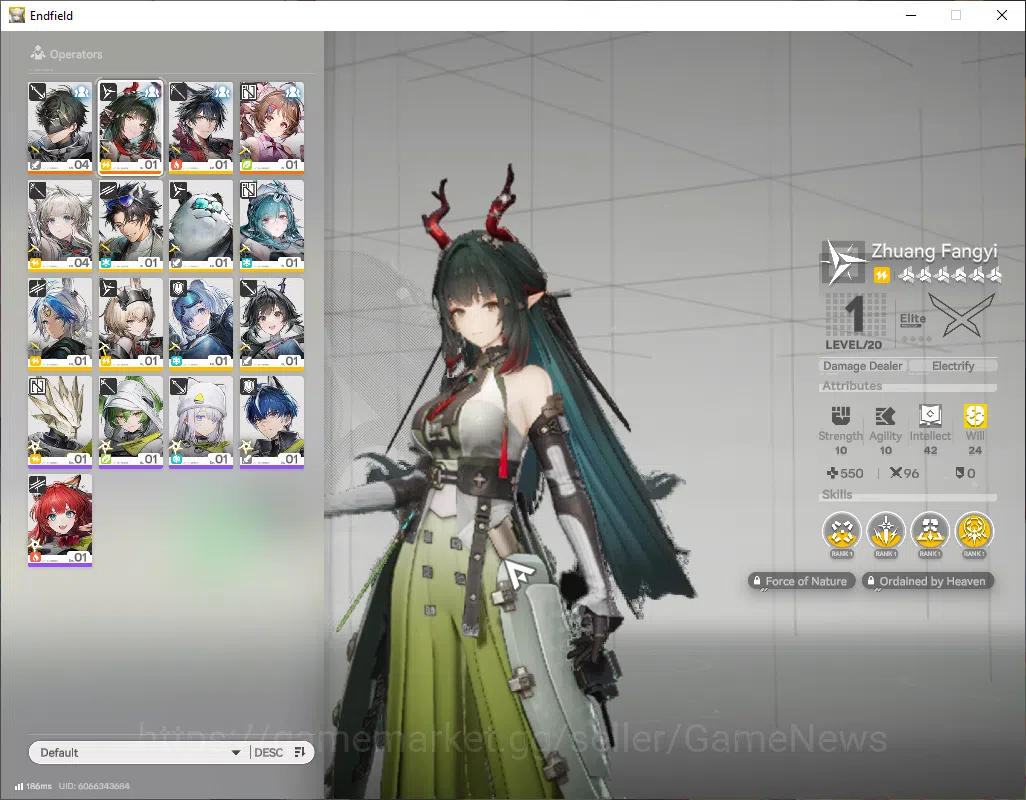 Arknights: Endfield Accounts NA/EU|Lv2|Fresh Starter|SSR2(1Limit)+3(*6WP)|Zhuan image 12
