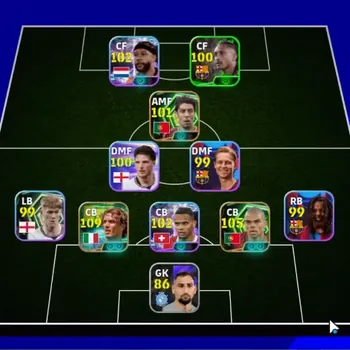 eFootball Accounts Legends & Iconic Players Android|Epic Paolo Maldini,Pepe,Rui Costa,Andriy Shevchenko|6 Show Time Memphis