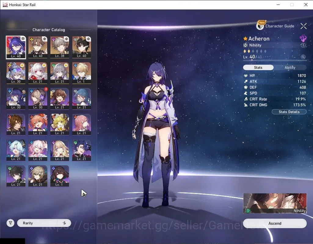 Honkai Star Rail Accounts Asia|TL27|1 Golden Companion|3 Limited|Acheron,Dan image 4