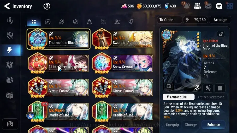 Epic Seven Accounts High-End GLOBAL UnVerif|NewEra|9ML(BysHwyung,ArbVildred,SP Politis,Etc)+Ab Fumyr,Setsuka|Untouch 19