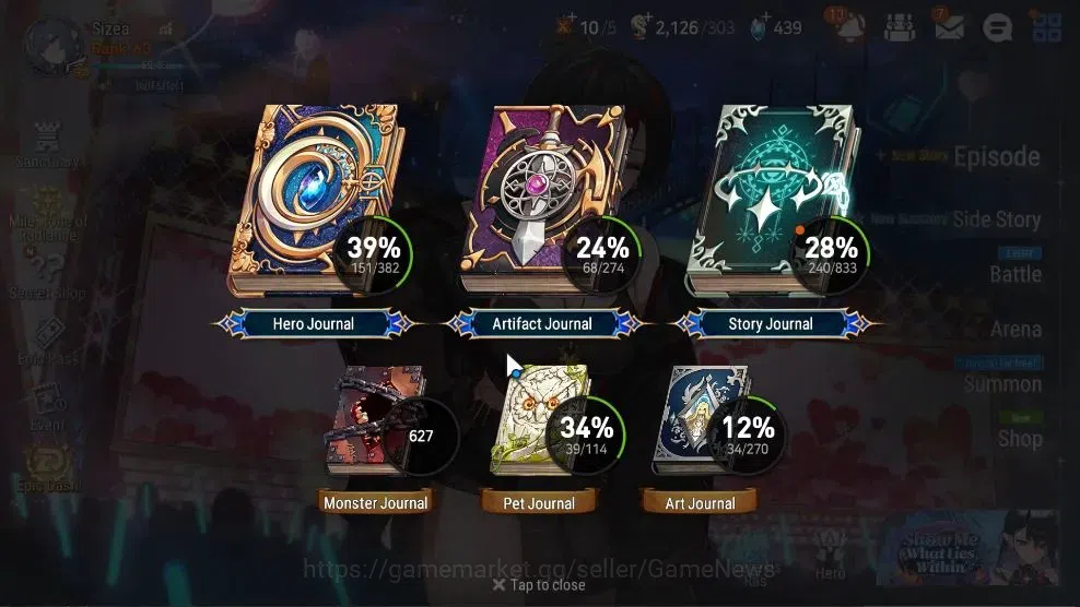 Epic Seven Accounts High-End GLOBAL UnVerif|NewEra|9ML(BysHwyung,ArbVildred,SP Politis,Etc)+Ab Fumyr,Setsuka|Untouch 3
