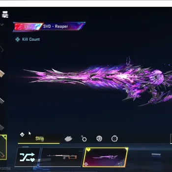 Blood Strike Accounts Rare Skin Asia|EVO SVD-Reaper Lv4+Melee ButerFly Knife -StarFall|1 ULTRA FAL - Luchador|2