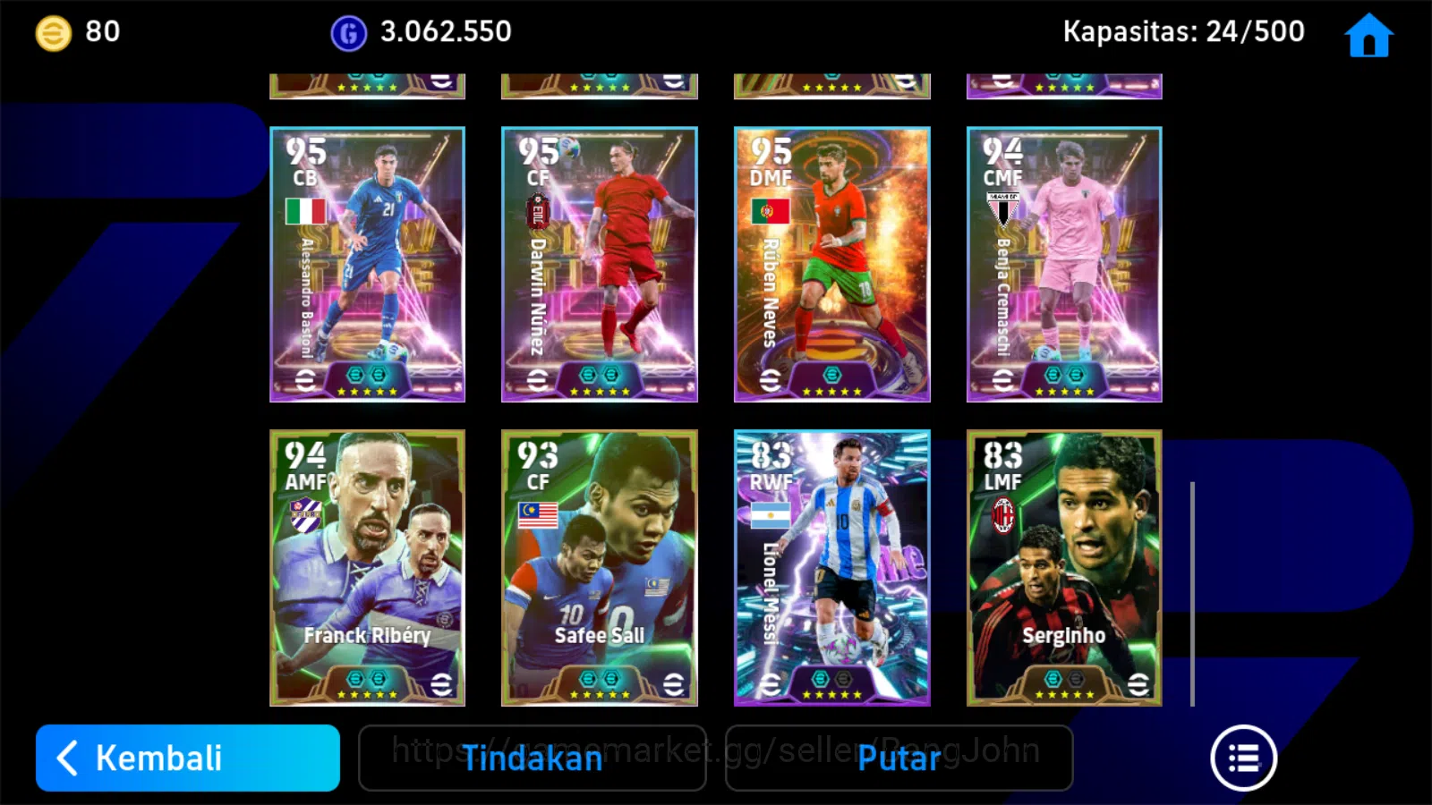 eFootball Accounts Power 3165 | rodri show,degea show,de bruyne,dirk  image 6