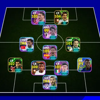 eFootball Others Power 3165 | rodri show,degea show,de bruyne,dirk  image 1