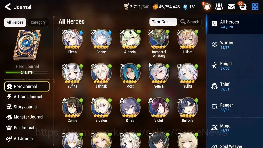 Epic Seven Accounts ASIA VERIF|33 ML(Salome,BArunka,WOTM Tenebria,Etc) image 11