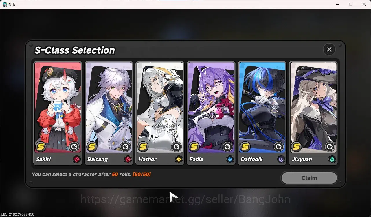 Neverness to Everness Accounts SEA | STARTER Lv 3 | 1 SSR Hotori+SKIN , 5 SR | MC image 5