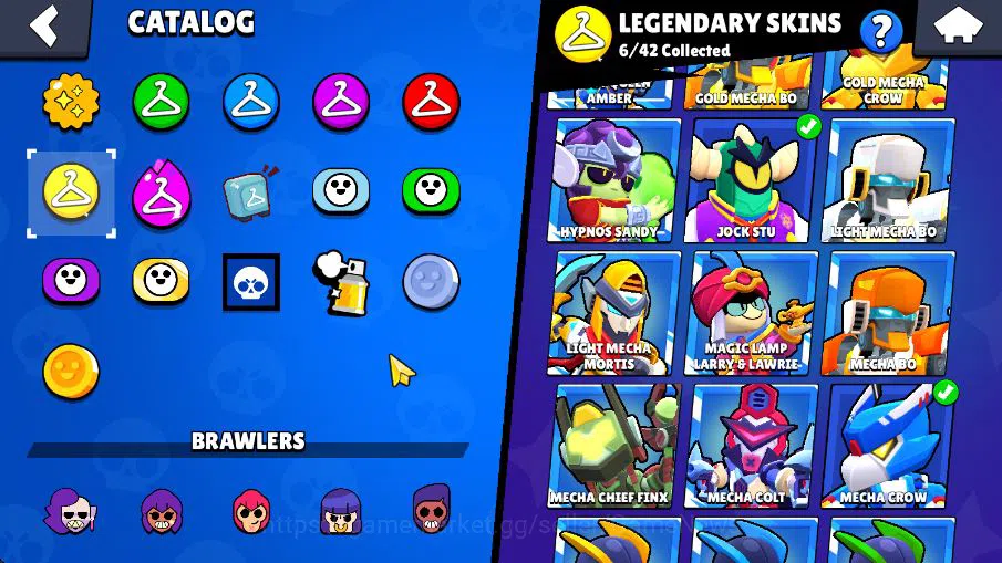 Brawl Stars Accounts 25304 Trophy|88 Brawlers 19 MAX Lvl|6 Hyperchar [DNita,SPoco,SRico,Etc] 6 Legend 5 Myth 69 Epic Skin 15