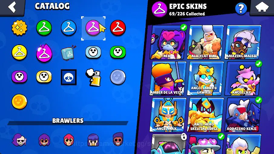 Brawl Stars Accounts 25304 Trophy|88 Brawlers 19 MAX Lvl|6 Hyperchar [DNita,SPoco,SRico,Etc] 6 Legend 5 Myth 69 Epic Skin 17
