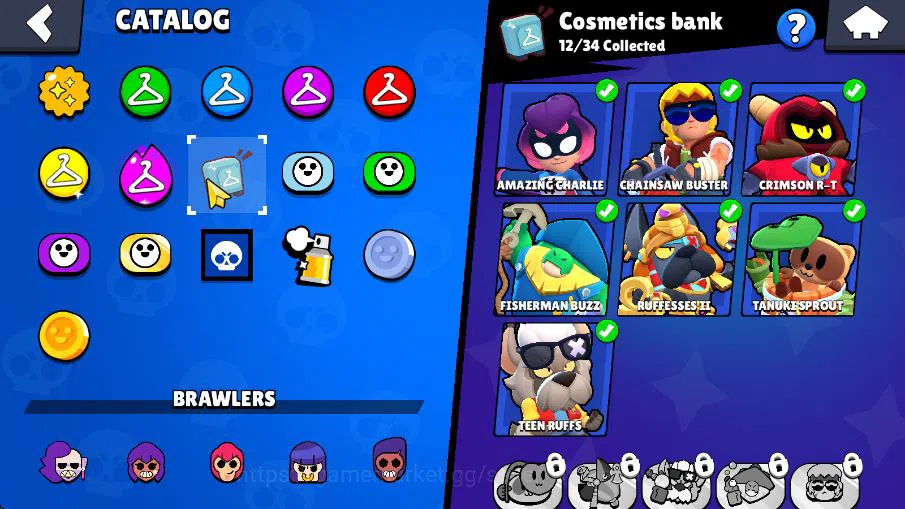 Brawl Stars Accounts 25304 Trophy|88 Brawlers 19 MAX Lvl|6 Hyperchar [DNita,SPoco,SRico,Etc] 6 Legend 5 Myth 69 Epic Skin 20