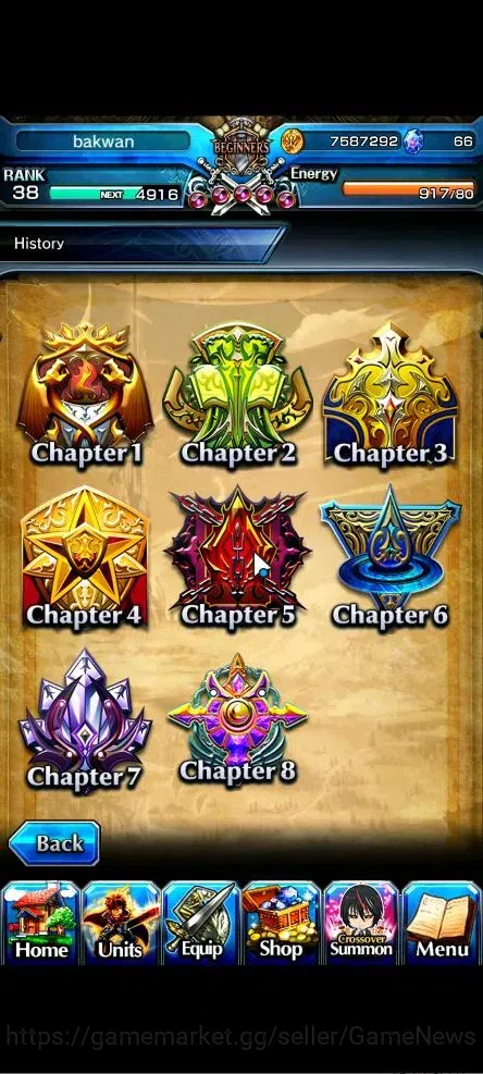 Grand Summoners Accounts Global|Rank 38|3 Ascend+2 TW|[CF Millim,Shuna]+TW, image 14
