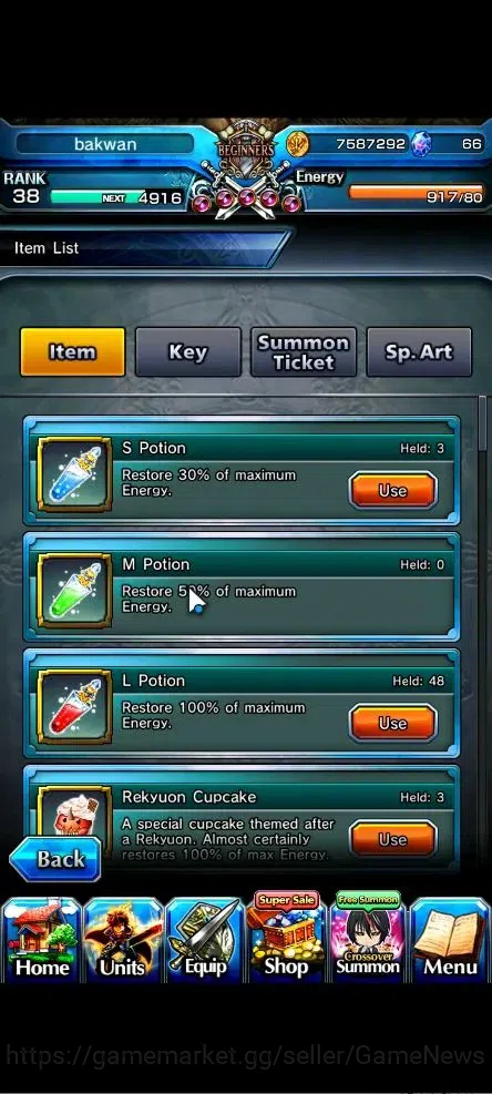 Grand Summoners Accounts Global|Rank 38|3 Ascend+2 TW|[CF Millim,Shuna]+TW, image 2