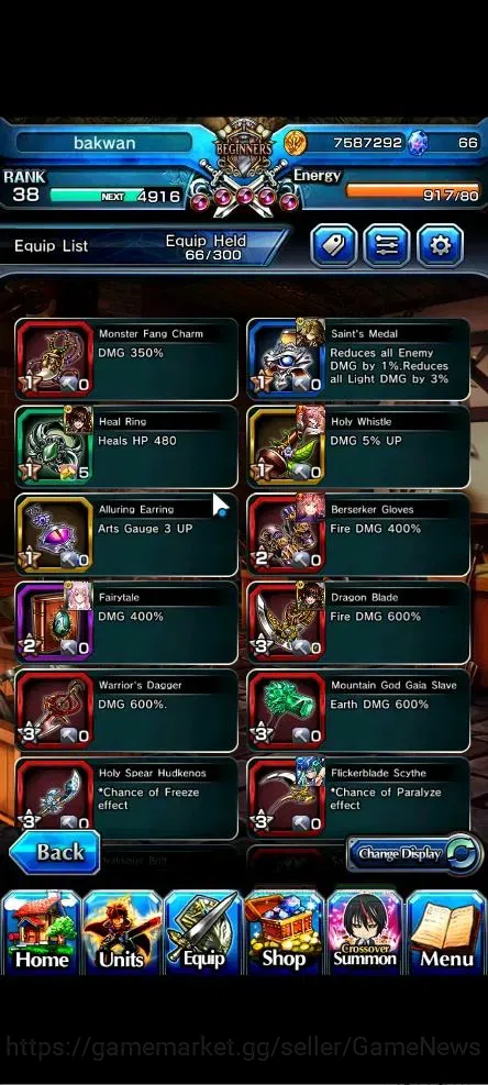 Grand Summoners Accounts Global|Rank 38|3 Ascend+2 TW|[CF Millim,Shuna]+TW, image 8