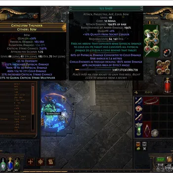 Path of Exile Accounts Level 70 Deadeye,Ranger|3.29 Allflame Standard SC| Done 3x Trial Labs, 75% All Elemental Resist, 24