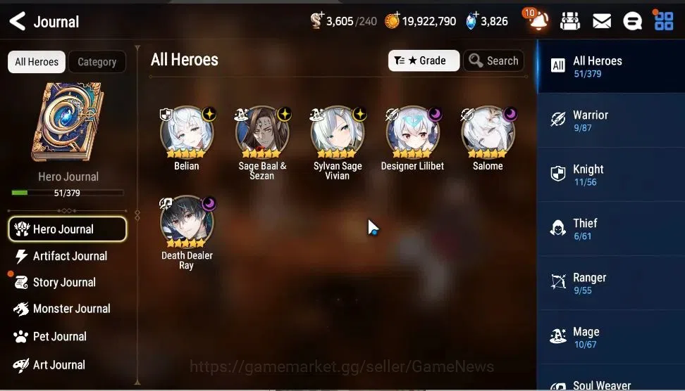 Epic Seven Accounts GLOBAL Unverif|6 ML[Salome,Belian,DD Ray,SBN Sezan image 4