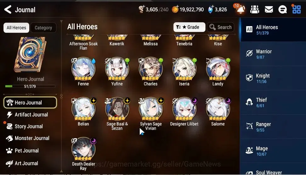 Epic Seven Accounts GLOBAL Unverif|6 ML[Salome,Belian,DD Ray,SBN Sezan image 6