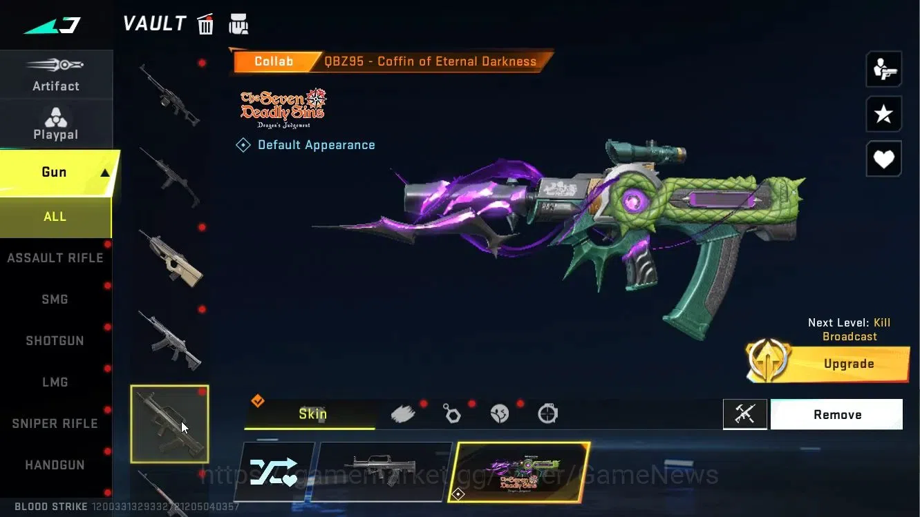 Blood Strike Accounts ASIA|Collab 7DS (Kar98,QBZ95)|7 Legendary (ETHAN,M image 15