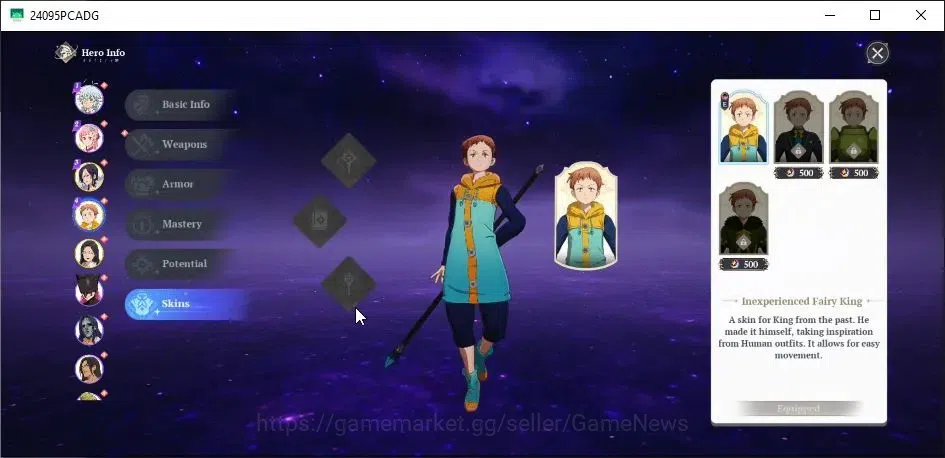 The Seven Deadly Sins: Origin Accounts EU|Lv 2|Starter 3 SSR [ Merlin,King,Guila ]| +1 SS image 6