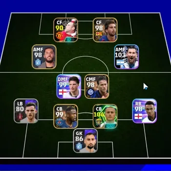 eFootball Accounts High-End Android|Power 2974|Epic Fabio Cannavaro,Wayne Rooney|Show Time Nicolas Jackson,Lamine