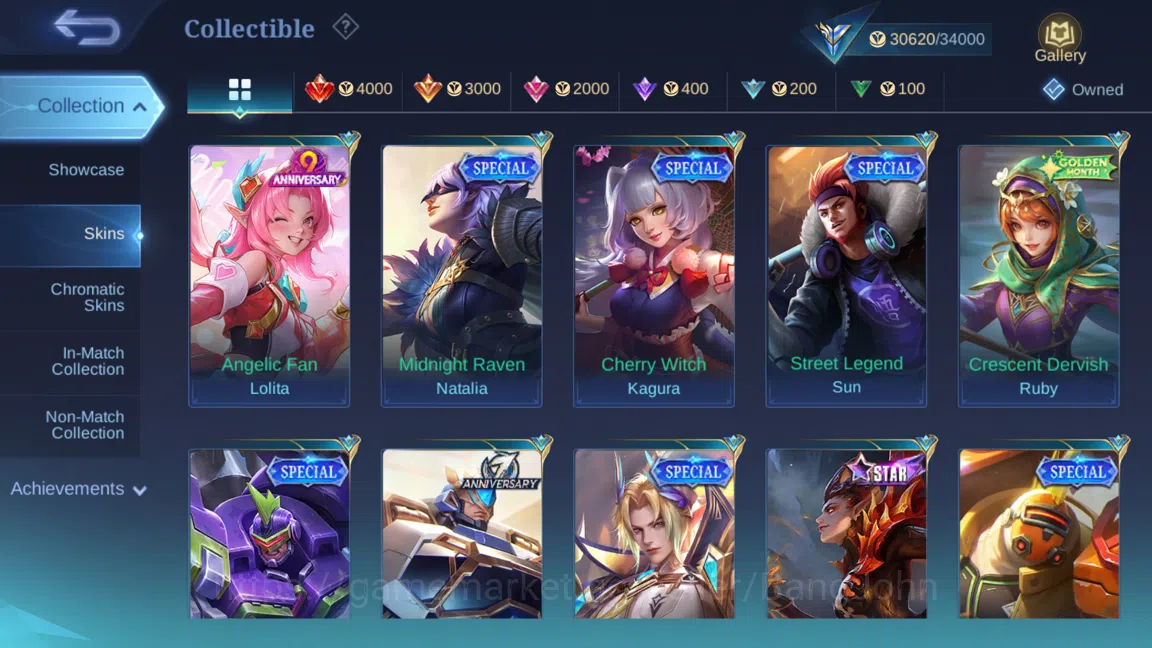 Mobile Legends: Bang Bang Accounts Hero 102 | Skin 144 | Collector Natalia | Dragonta image 10