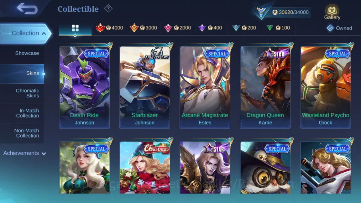 Mobile Legends: Bang Bang Accounts Hero 102 | Skin 144 | Collector Natalia | Dragonta image 11
