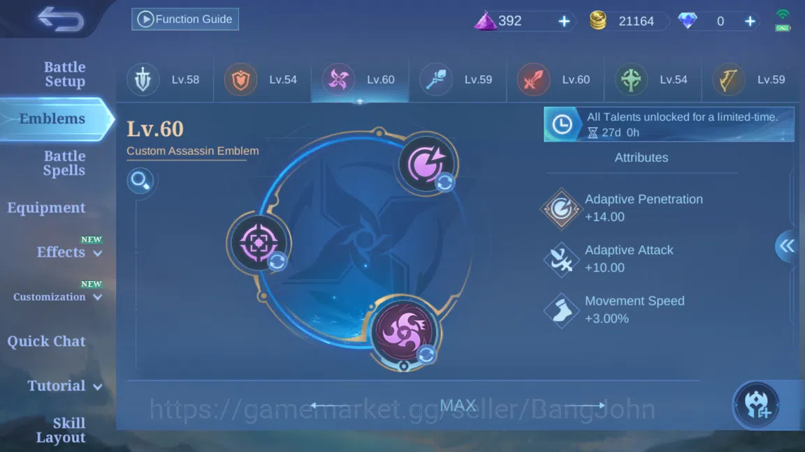 Mobile Legends: Bang Bang Accounts Hero 102 | Skin 144 | Collector Natalia | Dragonta image 16
