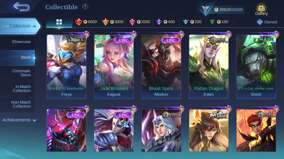 Mobile Legends: Bang Bang Accounts Hero 102 | Skin 144 | Collector Natalia | Dragonta image 5