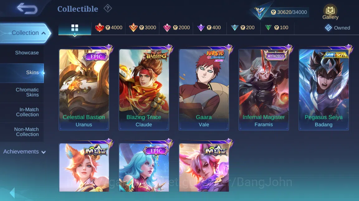 Mobile Legends: Bang Bang Accounts Hero 102 | Skin 144 | Collector Natalia | Dragonta image 7