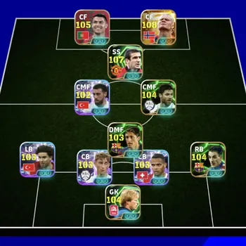 eFootball Accounts High-End Kolektif 3228+ halland bigitime x Eric Cantona x Ronaldo x Albert ferer x pack Portugal