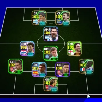 eFootball Accounts Legends & Iconic Players Android|Power 3177|7 Epic Lilian Thuram,Luis Suarez,Daniele Massaro,David