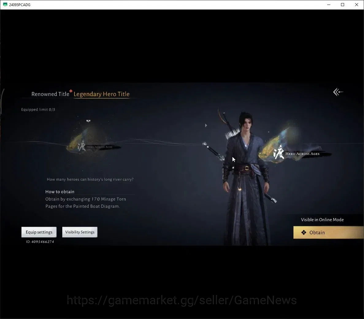 Where Winds Meet Accounts GLOBAL|Lv 17|4139 GS|1 Harmonic Core|Jianghu Wanderer set|Peacuful Life,Anthem of Ages,Tender bud 4