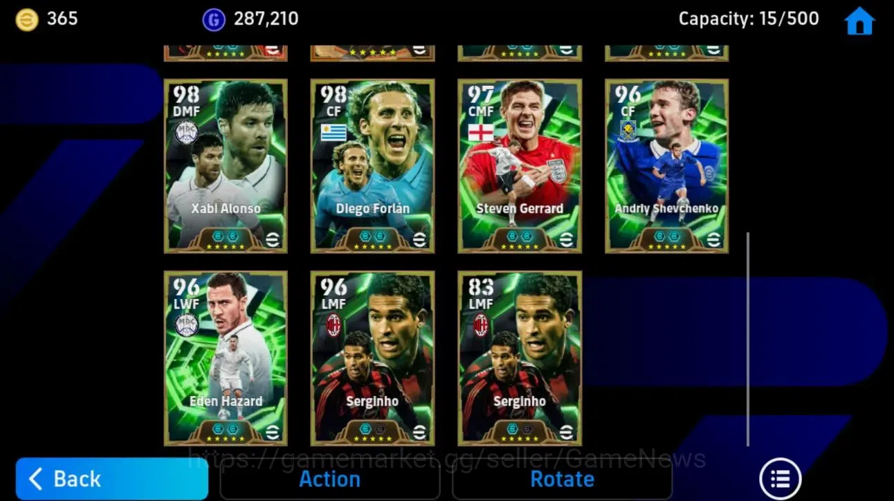 eFootball Accounts Legends & Iconic Players Android|Epic Peter Schmeichel,Johan Cruyff,Big Time Virgil Vab Dijk,Diego 6
