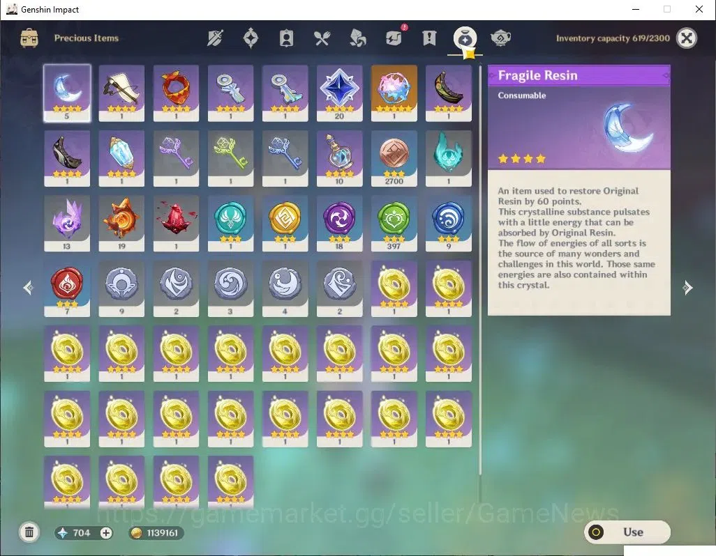 Genshin Impact Accounts Asia |AR 55|5 Limited +39(*4Charater)|Linnea,Navia image 10
