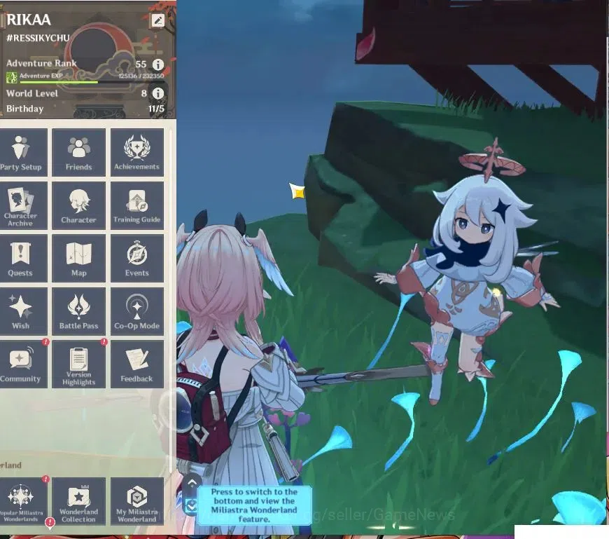Genshin Impact Accounts Asia |AR 55|5 Limited +39(*4Charater)|Linnea,Navia image 2