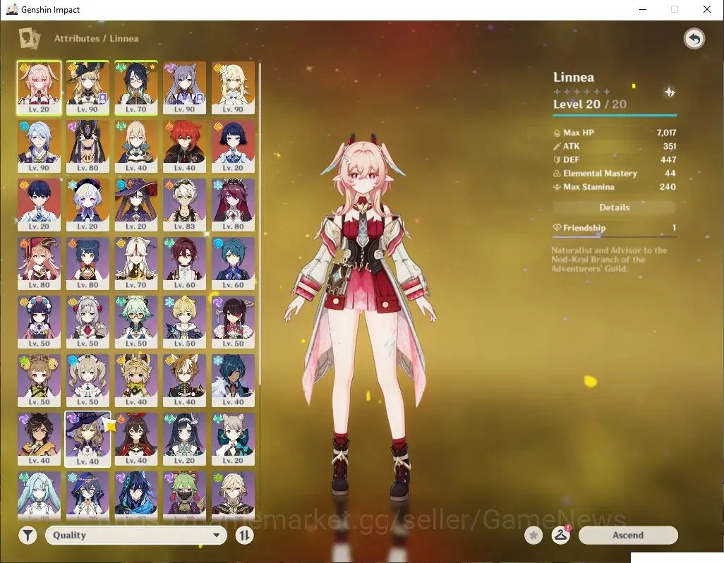 Genshin Impact Accounts Asia |AR 55|5 Limited +39(*4Charater)|Linnea,Navia image 3