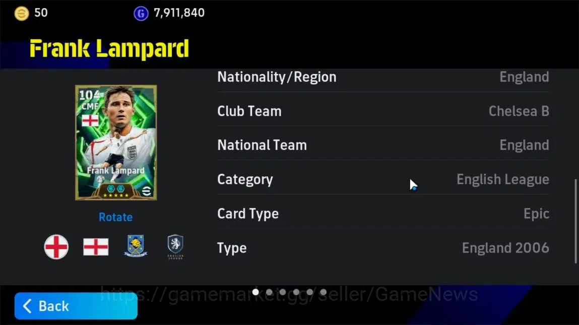 eFootball Accounts Android|Oliver Khan,Frank Lampard,Dimitar Berbatov image 8