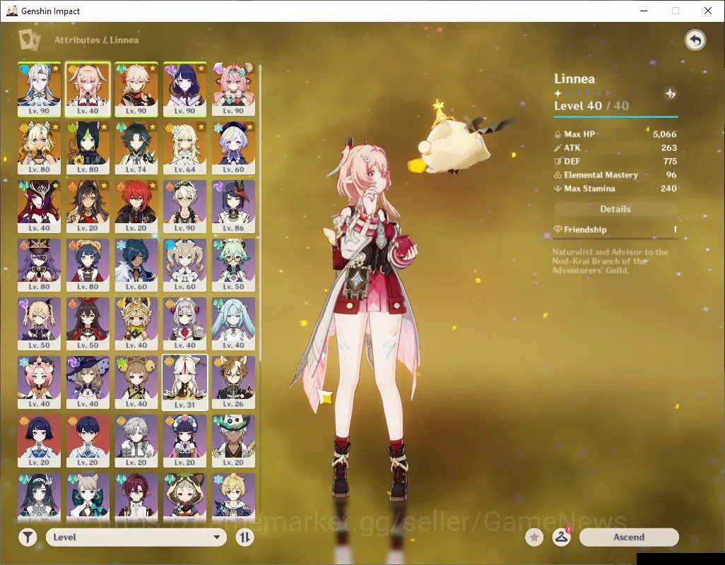 Genshin Impact Accounts ASIA|AR 56|8 Limited + 3 (*5Weapon)|Linnea+Sign,Va image 3