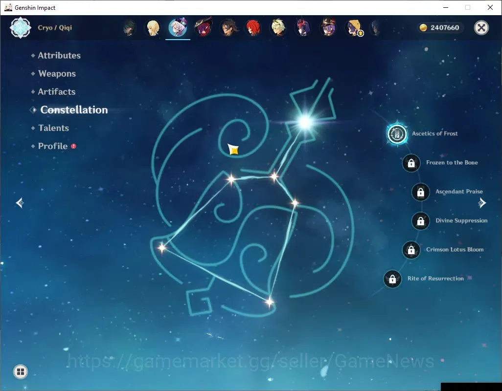 Genshin Impact Accounts ASIA|AR 56|8 Limited + 3 (*5Weapon)|Linnea+Sign,Va image 5