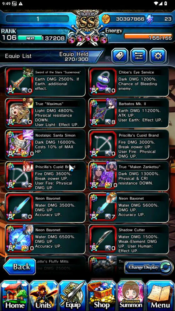 Grand Summoners Accounts Global|Rank 82|15 Ascend[ToumaTW,Paladin Roy,Pinna image 18