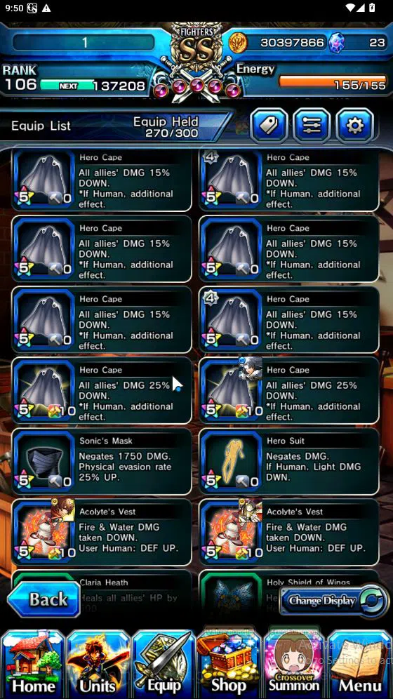 Grand Summoners Accounts Global|Rank 82|15 Ascend[ToumaTW,Paladin Roy,Pinna image 9