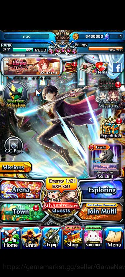 Grand Summoners Accounts Global|Rank 27|9 Ascend|Summer Miyu,Miracle Isliid image 4