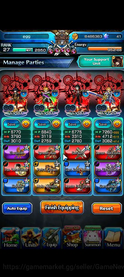 Grand Summoners Accounts Global|Rank 27|9 Ascend|Summer Miyu,Miracle Isliid image 5