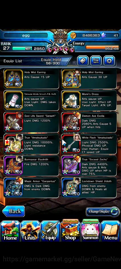 Grand Summoners Accounts Global|Rank 27|9 Ascend|Summer Miyu,Miracle Isliid image 7