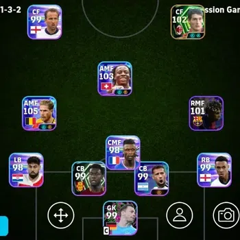 eFootball Accounts Legends & Iconic Players Mobile|PW 3013|New Kevin De Bruyne,New Johan Manzambi,Danlele Massaro