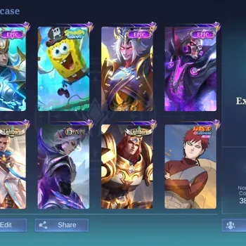 Mobile Legends: Bang Bang Accounts Collector Global|Skin 132|Expert|Collector Natalia,Lightborn Tigreal+Granger,V.E.N.O.M