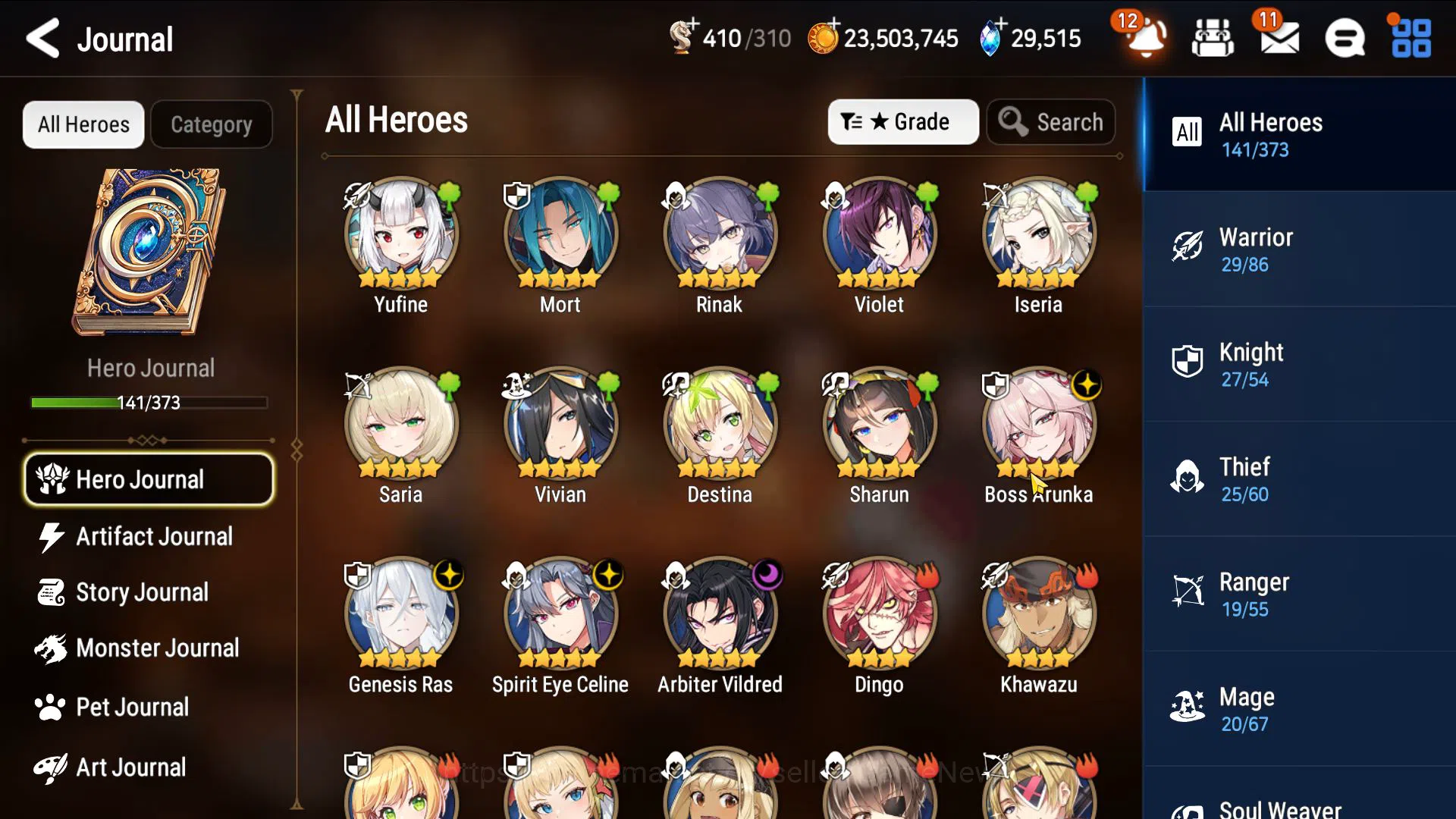 Epic Seven Accounts Asia Unverif|6 ML(B Arunka Dupe,Genesis,SE Celine) image 5