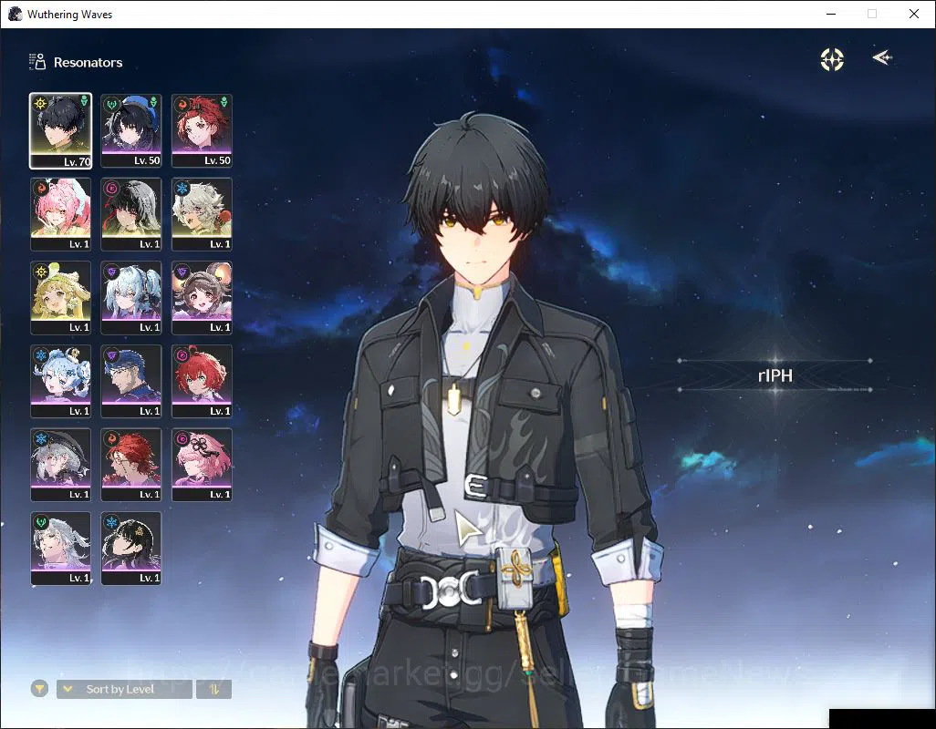 Wuthering Waves Accounts Mid-Game NA|UL 46|2 Limited| [Aemeath,Chisa]+Sign+2 Standard (Lingyang,Verina RC2) |DB Lv29|Male 2