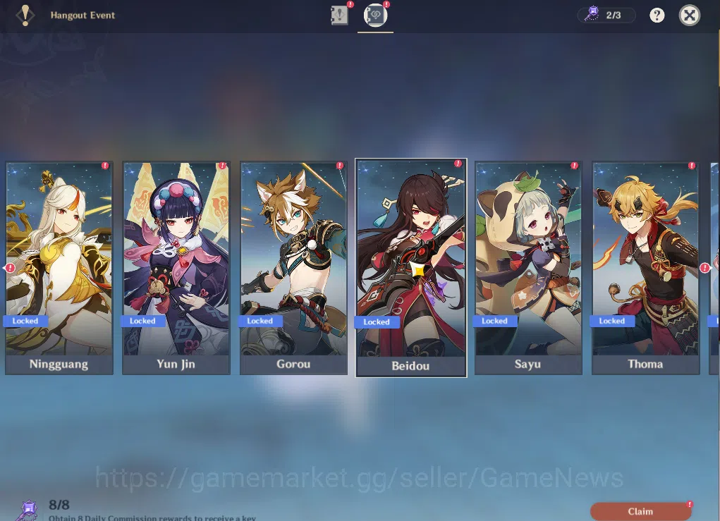 Genshin Impact Accounts ASIA|AR 53|6 Limited +3(*5Weapon)|Zibai,Columbina, image 15