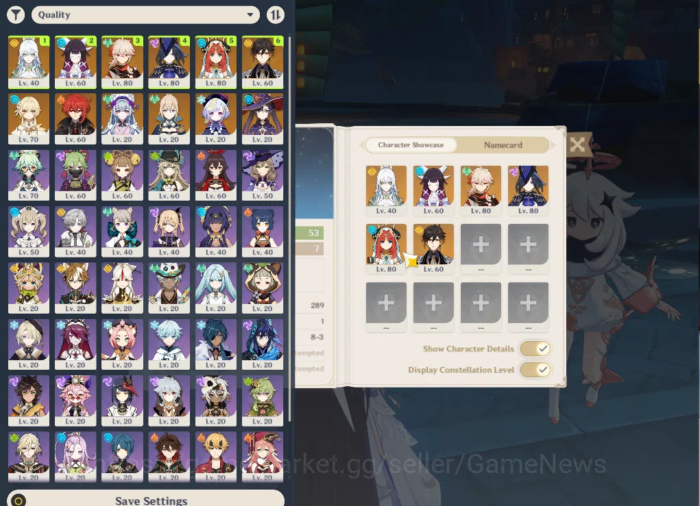 Genshin Impact Accounts ASIA|AR 53|6 Limited +3(*5Weapon)|Zibai,Columbina, image 2